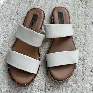 Steve Madden Women's White Sandals